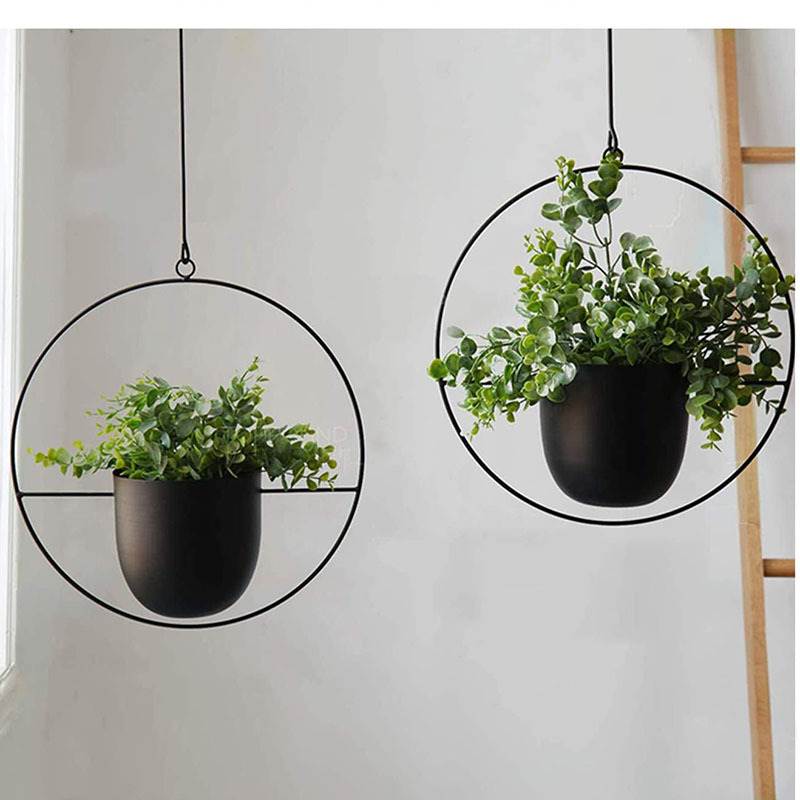 Spider Plant Hanging - Hanging Iron Art Plant Pots Balcony