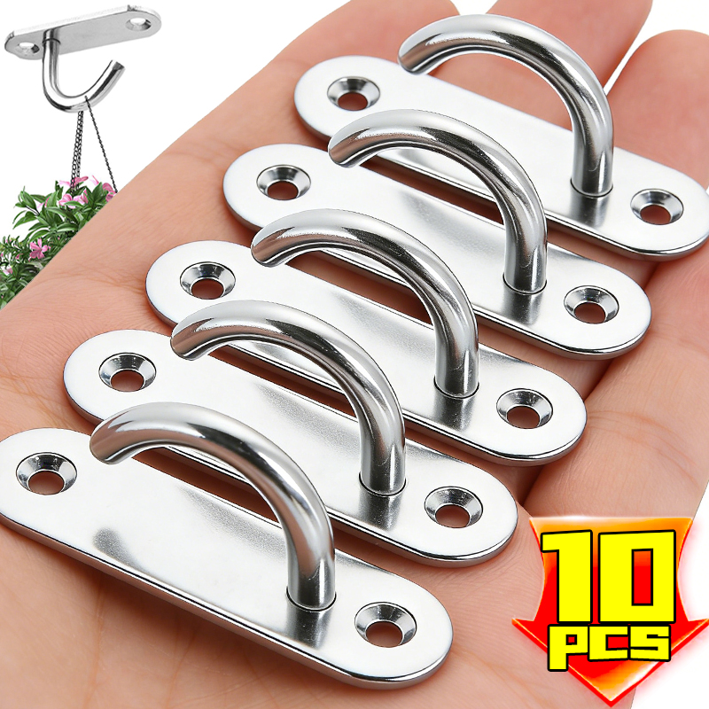 Spider Plant Hanging - Stainless Steel J Hooks Multi-Purpose Heavy