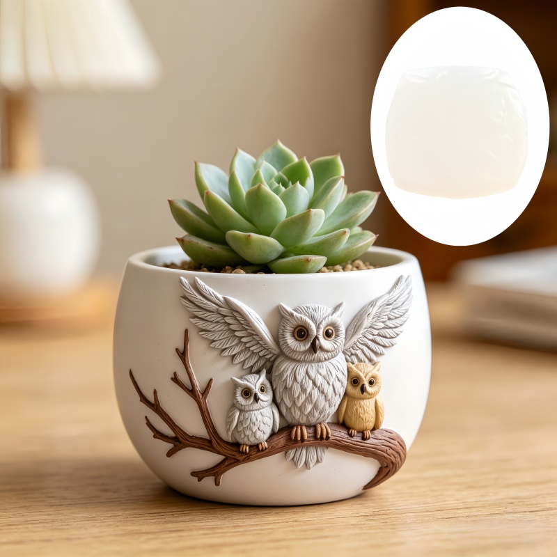 The owl standing on the branch - Echeveria Succulent 리뷰 및 가격