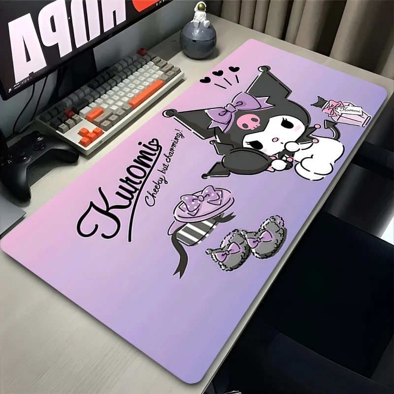 Office Computer Desk Mat Kurom - Tradescantia Purple 리뷰 및 가격