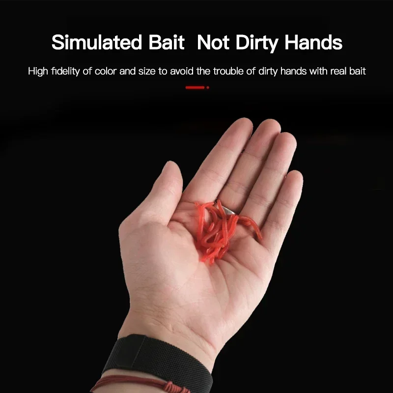 Lifelike Red Worm Soft Lure Ea - Aglaonema Red 리뷰 및 가격