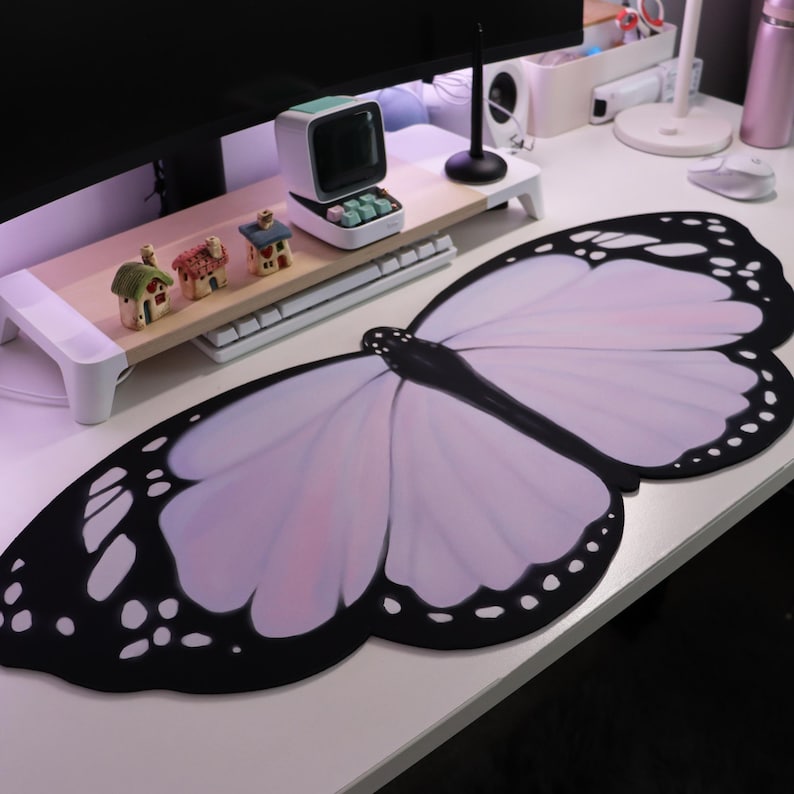 Purple Lilac Butterfly Deskmat - Tradescantia Purple 리뷰 및 가격