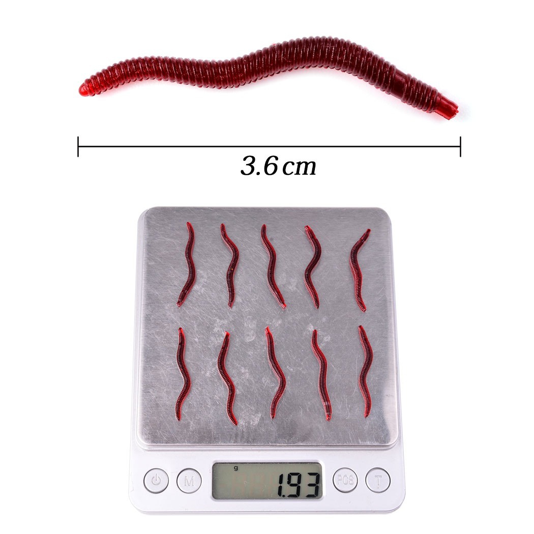50Pcs Fishing Lures Lifelike F - Aglaonema Red 리뷰 및 가격