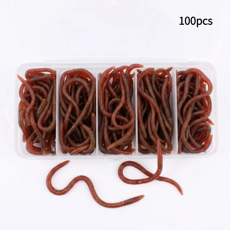 100pcs Soft Lure Bass Bream Bl - Aglaonema Red 리뷰 및 가격