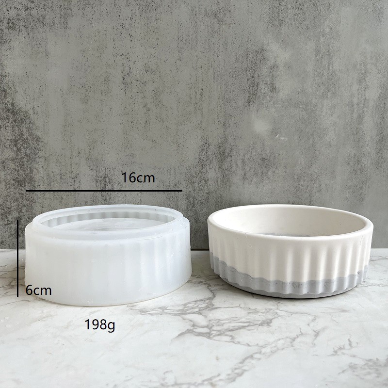 Stripe Flowerpot Silicone Mold - Echeveria Succulent 리뷰 및 가격