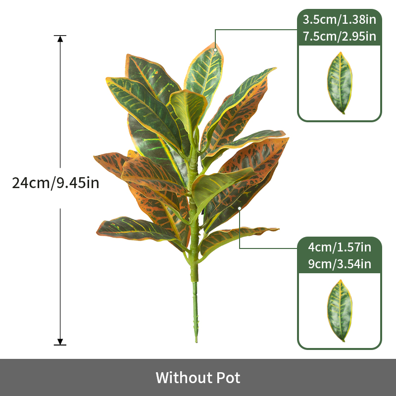 24-41cm Artificial Plants Fake - Ficus Lyrata Tree 리뷰 및 가격
