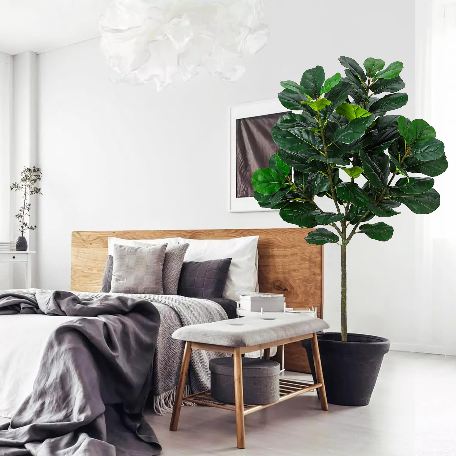 GlowSol 5.2 Ft Artificial Fidd - Ficus Lyrata Tree 리뷰 및 가격