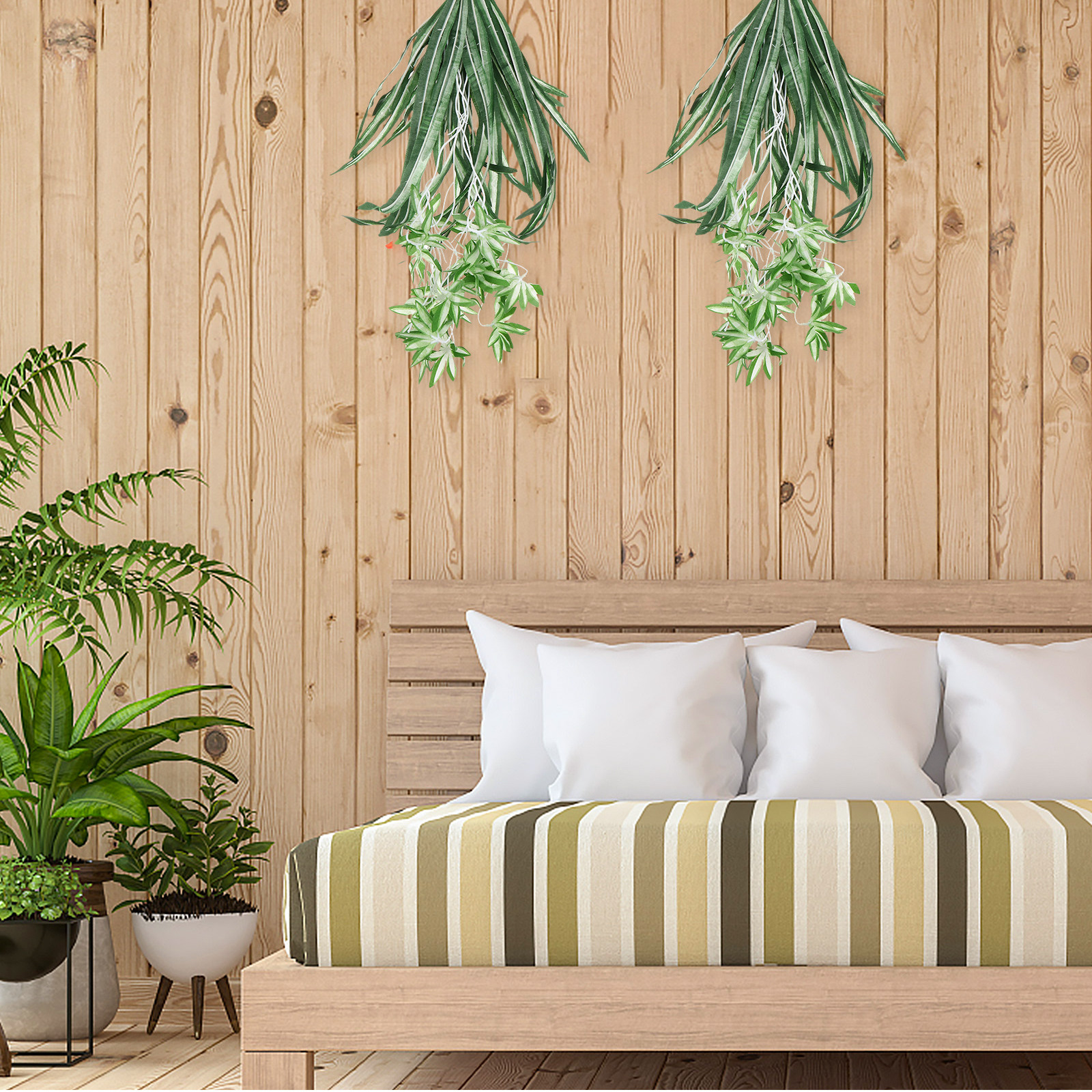 1Pcs Realistic Artificial Chlo - Spider Plant Hanging 리뷰 및 가격