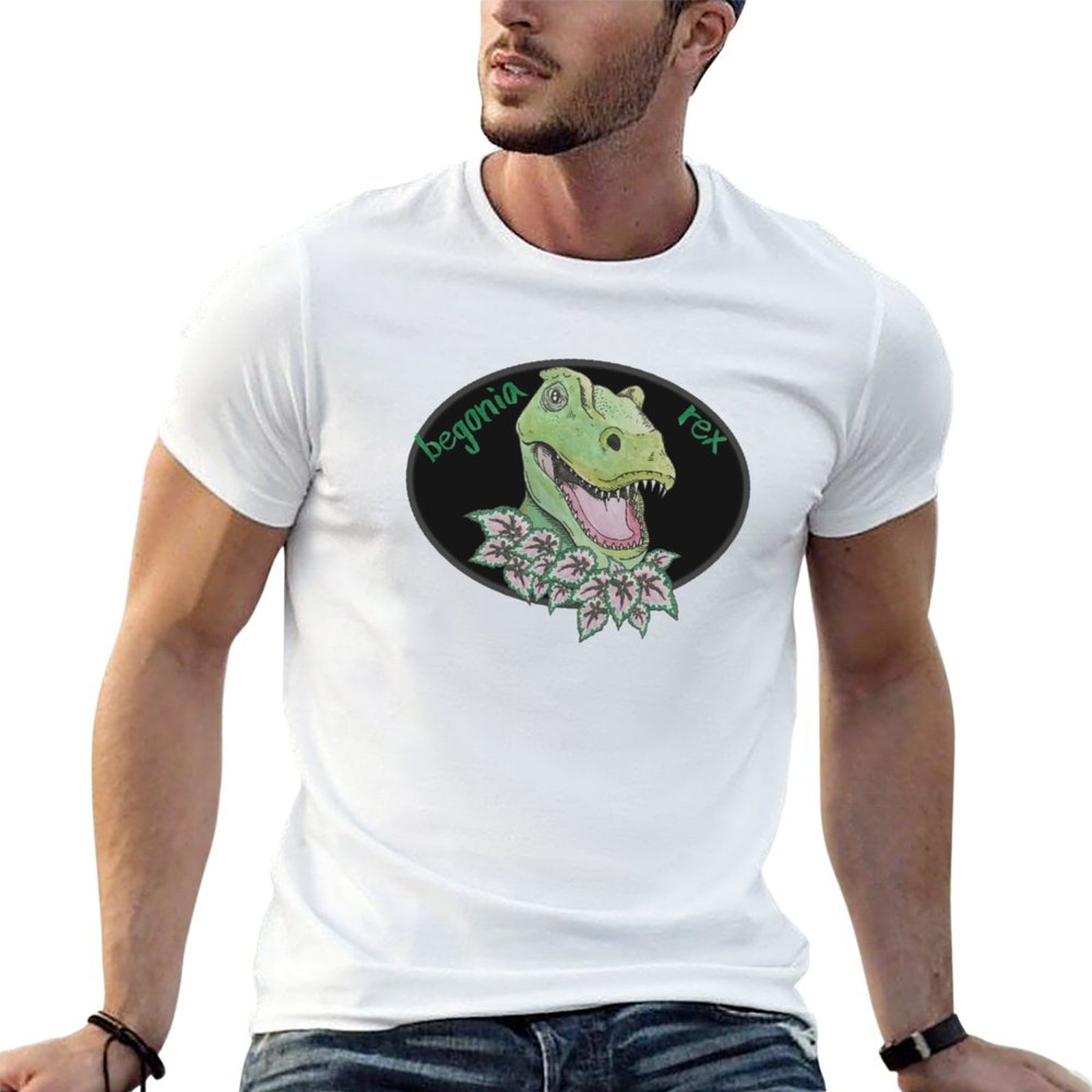 T rex begonia T-Shirt cotton t - Begonia Rex 리뷰 및 가격