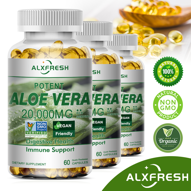 Aloe Vera Capsules Improve Dig - Aloe Vera Pot 리뷰 및 가격