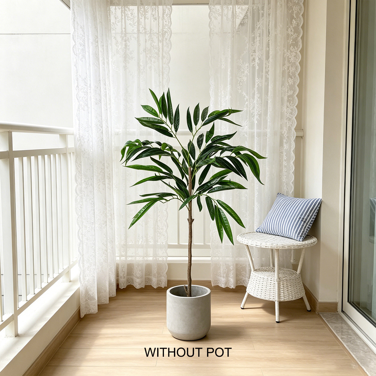 65-210cm/6.9ft Artificial Will - Ficus Lyrata Tree 리뷰 및 가격